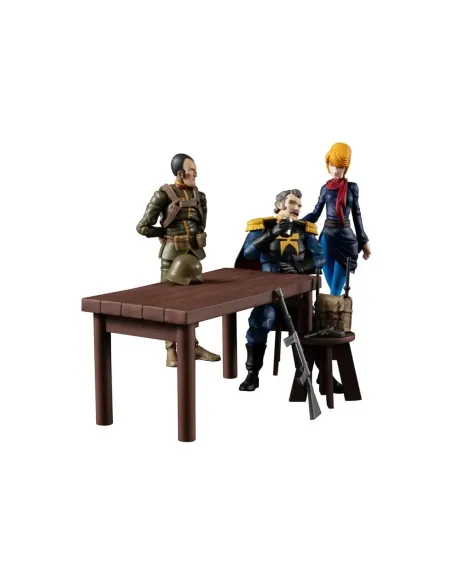 Figuras megahouse g.m.g mobile suit gundam principality of zeon team ramba ral set