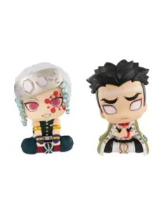 Pack 2 figuras megahouse demon slayer kimetsu no yaiba gyomei uzui