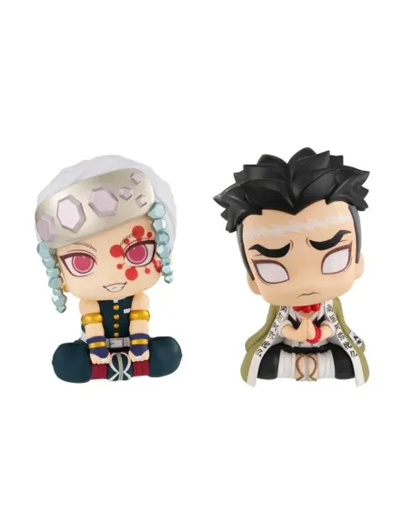 Pack 2 figuras megahouse demon slayer kimetsu no yaiba gyomei uzui