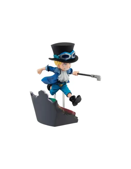 Figura megahouse gem series one piece sabo run! run!