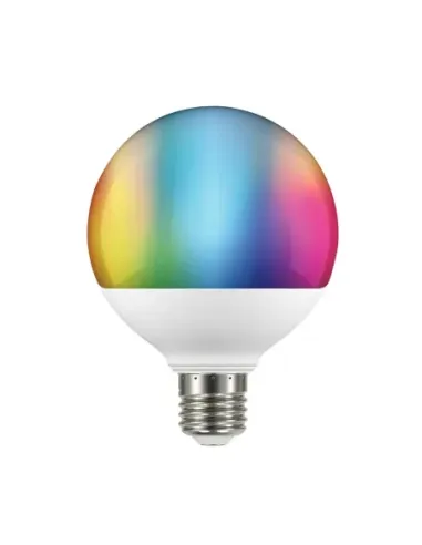 Bombilla muvit io globo e27 10w rgb