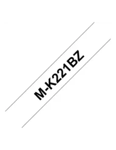 Cinta laminada brother mk221bz 9mm x 8m