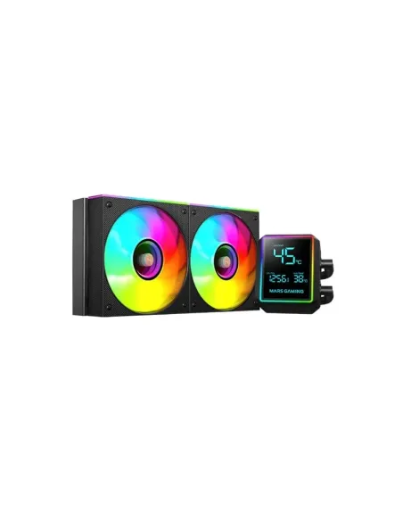 MARS GAMING Refrig. Líquida MLLCDPRO240 AIO Negro