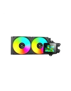 Kit refrigeracion liquida mars gaming mlvision240 argb 2x 120mm negro