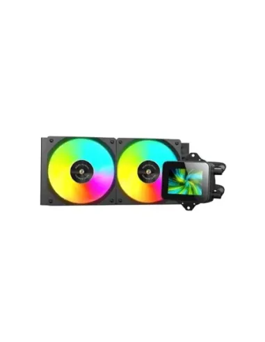 Kit refrigeracion liquida mars gaming mlvision240 argb 2x 120mm negro