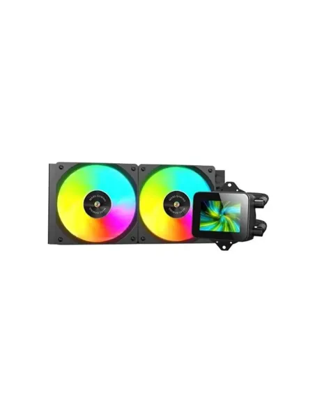 Kit refrigeracion liquida mars gaming mlvision240 argb 2x 120mm negro