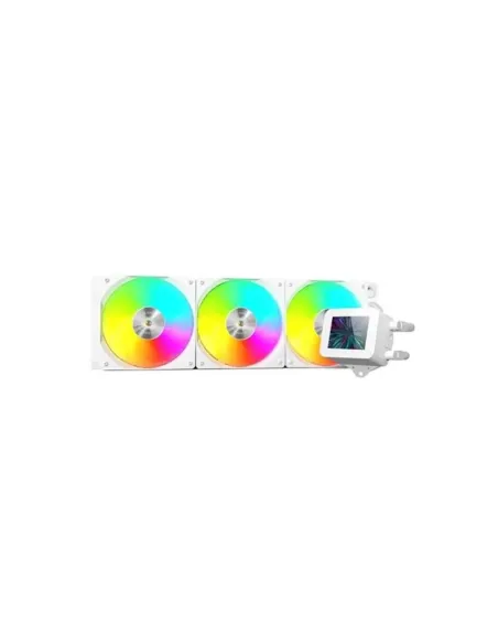 Kit refrigeracion liquida mars gaming mlvision360w argb 3x 120mm blanco