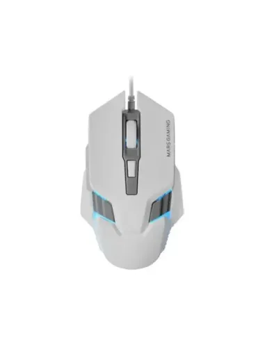 Raton mars gaming mm024w rgb flow blanco