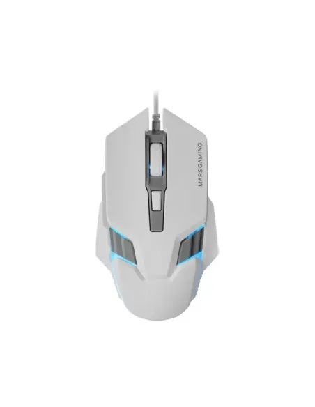 Raton mars gaming mm024w rgb flow blanco