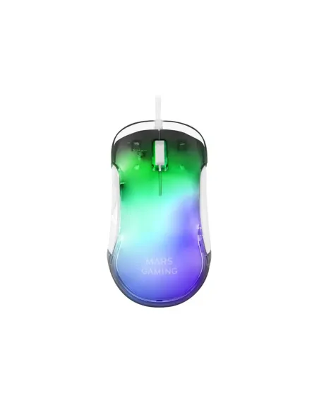 Mouse raton mars gaming mmgloww optico usb 7 botones 12800ppp rgb