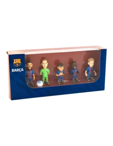 Pack 5 figuras minix fc barcelona