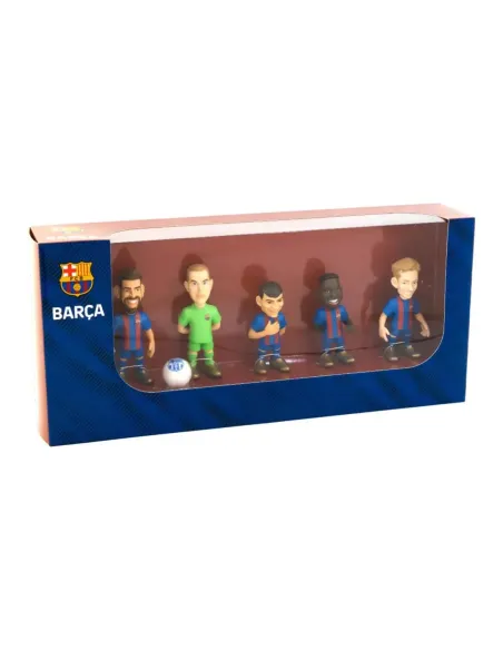 Pack 5 figuras minix fc barcelona