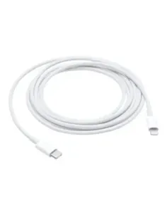 Cable original apple usb tipo c a lightning 2m -  macho - macho -  blanco