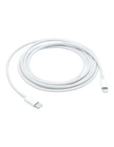 Cable original apple usb tipo c a lightning 2m -  macho - macho -  blanco