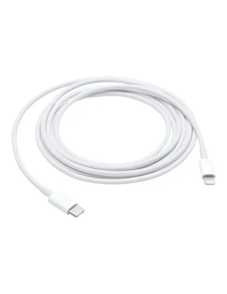 Cable original apple usb tipo c a lightning 2m -  macho - macho -  blanco
