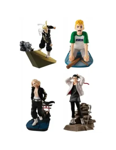 Set figuras megahouse petitrama series tokyo revengers toman heroic scenes