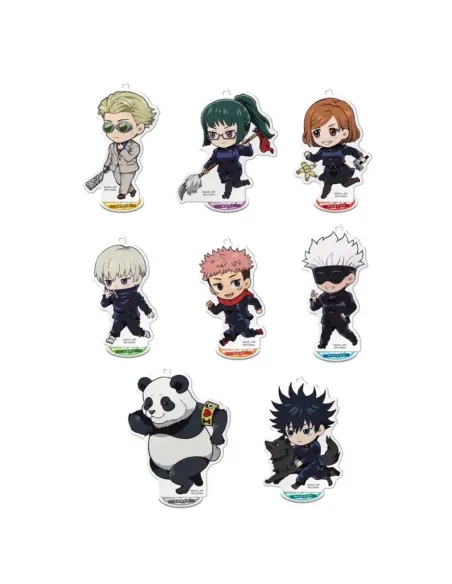 Set figuras acrílicas megahouse jujutsu kaisen toko toko mascot vol. 19