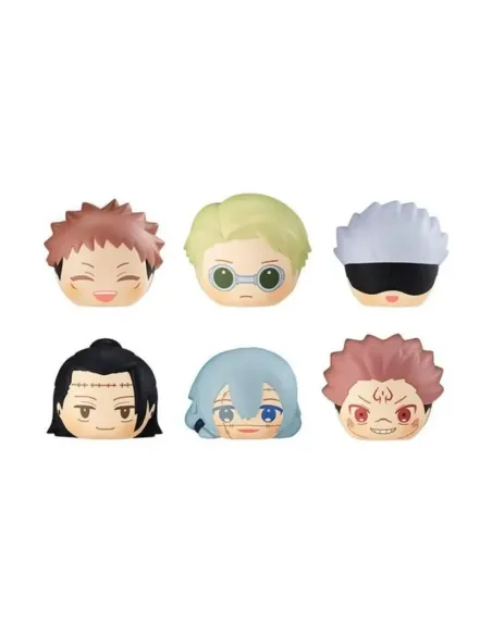 Pack 6 figuras antiestres megahouse jujutsu kaisen gekijouban squeeze bread