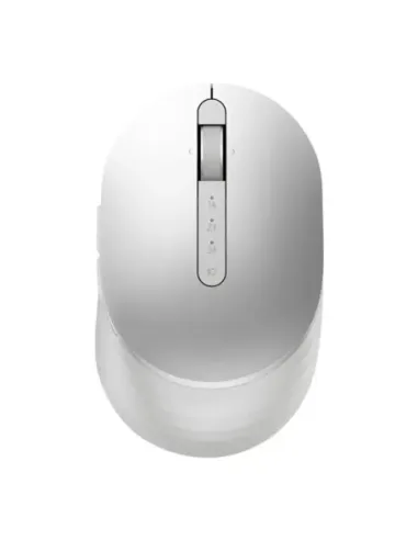 Mouse raton dell ms7421w optico 7 botones 1600ppp wireless inalambrico plateado platino