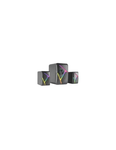 Altavoces Mars Gaming MS-H21/ 35W/ 2.1/ Negros