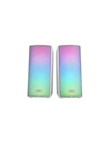 Altavoces mars gaming 2.0 msrgb2 blanco