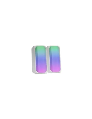 Altavoces con Bluetooth Mars Gaming MSRGBW/ 15W/ 2.0/ Blancos