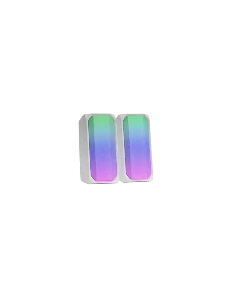 Altavoces con Bluetooth Mars Gaming MSRGBW/ 15W/ 2.0/ Blancos