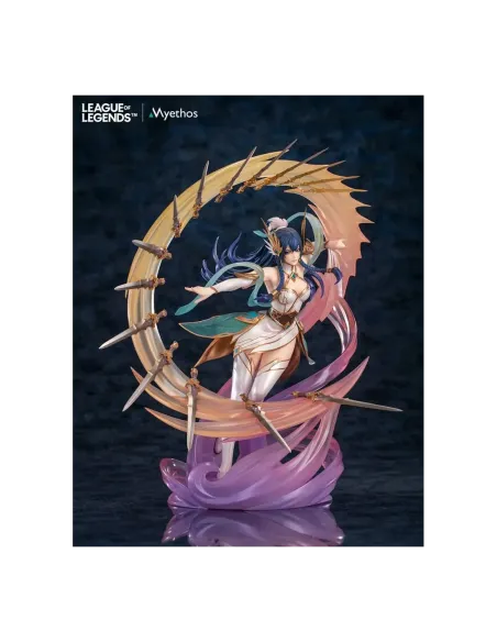 Figura league of legends irelia estatua pvc 1 - 7 divine sword 34 cm