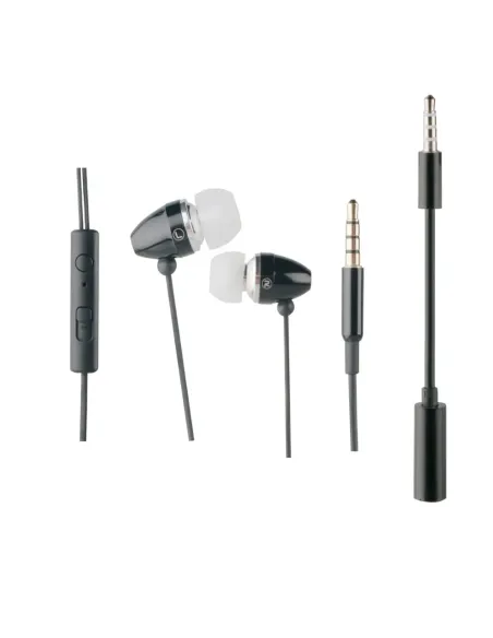 Auriculares muvit  muhph0016 negro