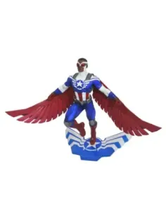 Figura diamond collection marvel falcon & the winter soldier sam wilson capitan america figura 25 cm marvel gallery