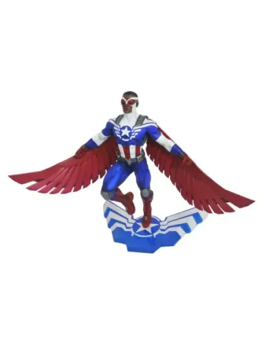 Figura diamond collection marvel falcon & the winter soldier sam wilson capitan america figura 25 cm marvel gallery