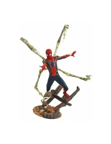 Figura diamond select toys marvel premier collection avengers 3 iron spider - man