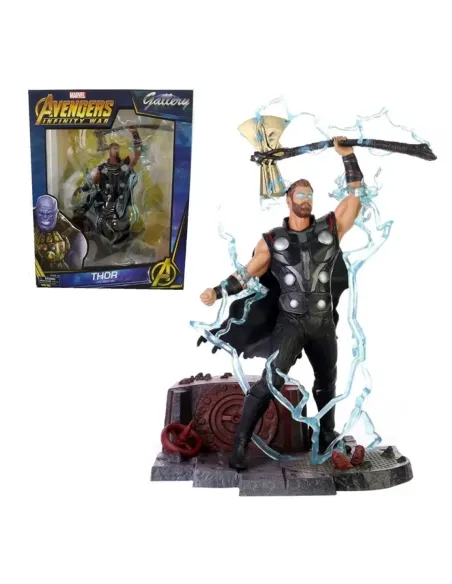 Figura diamond select toys marvel avengers 3 thor con stormbreaker