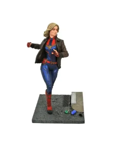 Figura diamond collection marvel capitana marvel estatua resina 28 cm movie premier collection