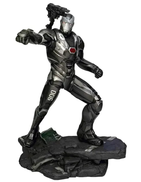 Figura diamond collection marvel avengers war machine pvc diorama movie gallery avengers: endgame