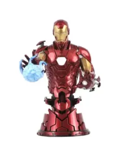 Figura diamond collection marvel avengers iron man mini busto resina 15 cm 1 - 7 scale