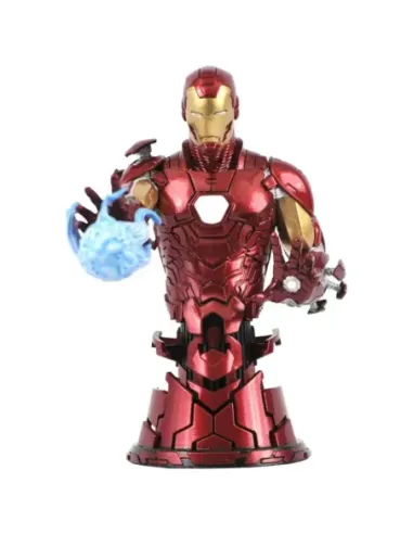 Figura diamond collection marvel avengers iron man mini busto resina 15 cm 1 - 7 scale