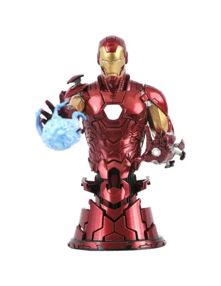 Figura diamond collection marvel avengers iron man mini busto resina 15 cm 1 - 7 scale