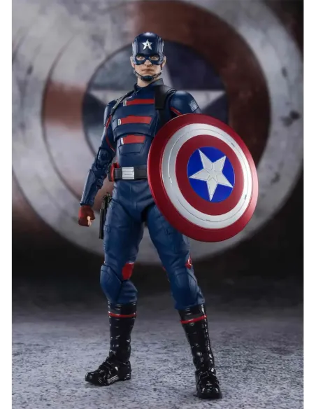 Figura tamashi nations capitan america john walker marvel the falcon and the winter soldier s.