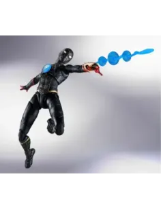 Figura tamashii nations marvel spider - man no way home spider - man traje negro & dorado sh figuarts