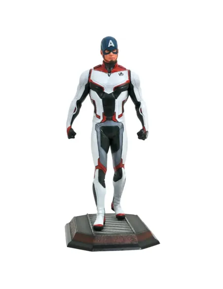 Figura diamond collection marvel avengers capitan america traje equipo pvc diorama 23 cm movie gallery