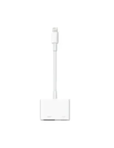 Adaptador lightning a hdmi - lightning apple macho - hembra - blanco