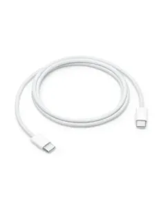 Cable usb tipo c apple 1m - macho - macho - blanco