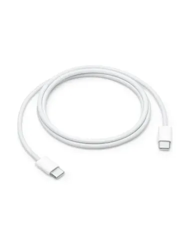Cable usb tipo c apple 1m - macho - macho - blanco