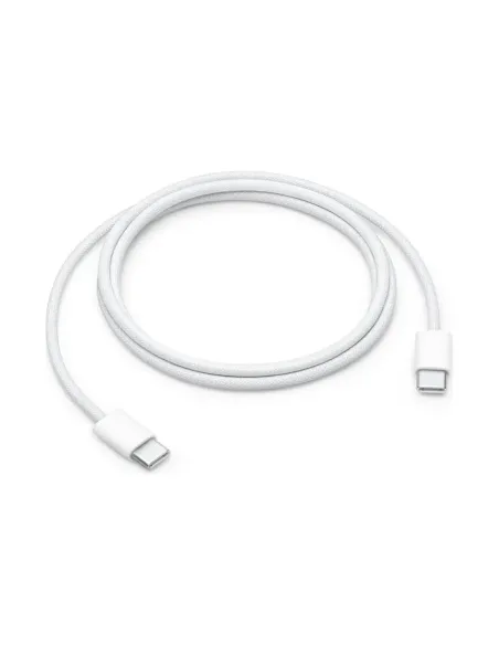 Cable usb tipo c apple 1m - macho - macho - blanco
