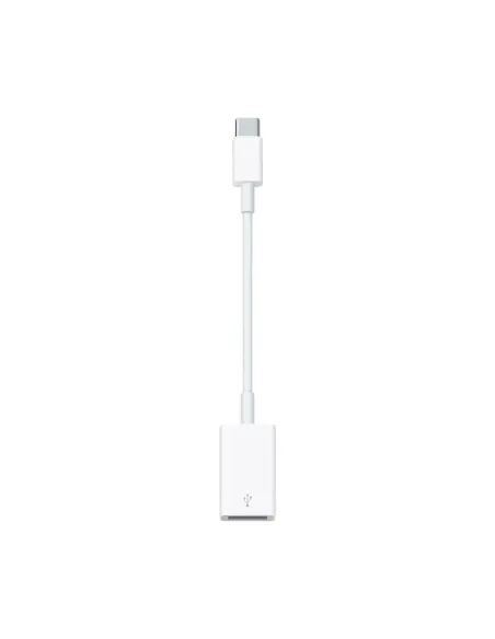 Cable usb tipo c a usb tipo a apple macho - hembra -  blanco