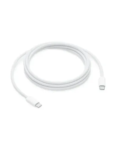 Cable usb tipo c apple 2m - macho - macho - blanco
