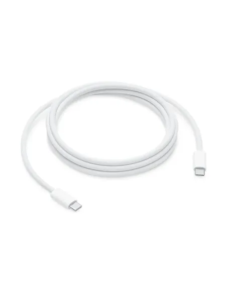 Cable usb tipo c apple 2m - macho - macho - blanco