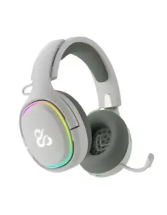 Auriculares gaming newskill aton v2 ivory inalambrico rgb blanco