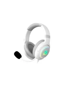 Auriculares gaming newskill sobek inalambrico rgb blanco